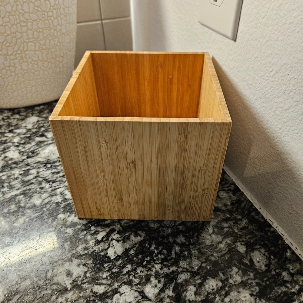 Teleflora Wooden Bamboo Storage Square Box‎